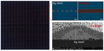 银节约金属化TOPCon电池后表面形貌表征