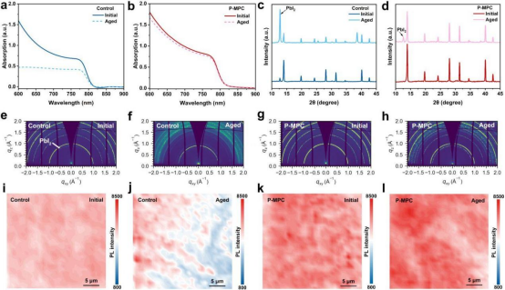 增强钙钛矿薄膜的长期湿热稳定性